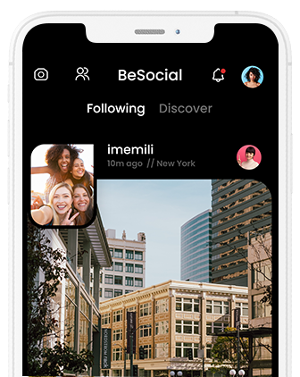 Besocial - Share Your Moments: The Ultimate Social Photo Sharing app  for Expressing Yourself at opus labworks
