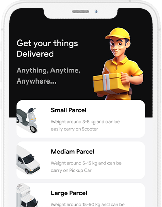 Courier App - Logistic app with a feature of Peer to peer courier delivery at opus labworks