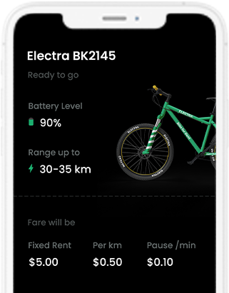Electra - Electric Bicycle Rental App, Scooter/Bike Rent App at opus labworks