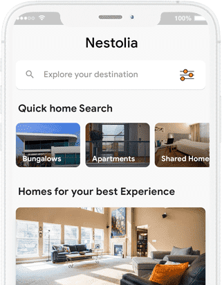 Nestolia - Destination Home Finder App, Rental Property App, Resort Hotel Booking App at opus labworks