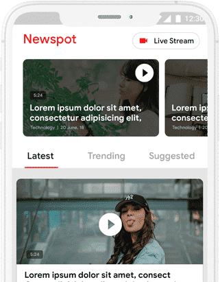 Newspot - News & Blog App at opus labworks