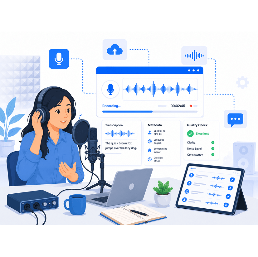 Capture High-Quality Audio Data for AI Training