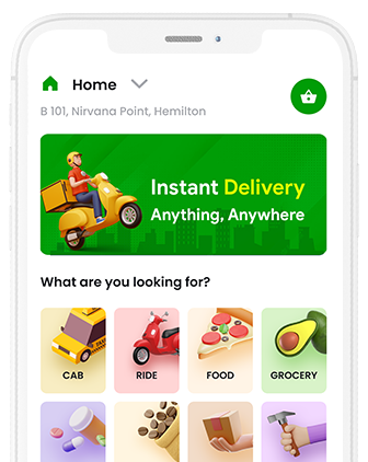 Deligo - 8 in 1 multi-service App Ecommerce, Cab Booking & Handyman App at opus labworks