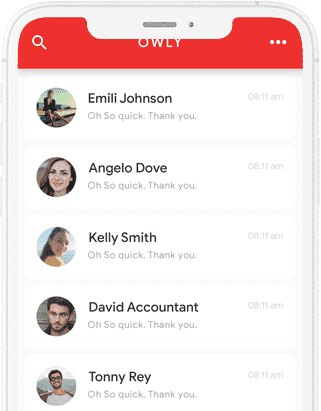 Owly - Chatting & Group Chatting App, Audio Video Calling App at opus labworks