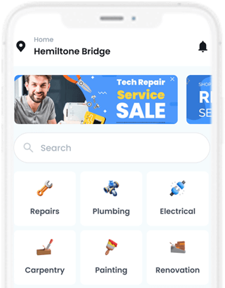 QService - Home Service Booking app with service finder app and service provider app at opus labworks
