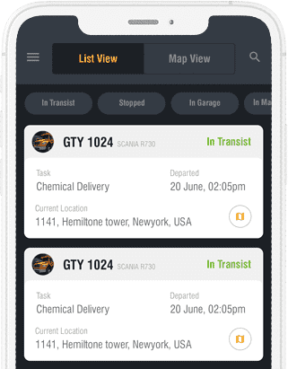 Trucksup - Truck Tracking App, Truck App with Truck Driver app at opus labworks