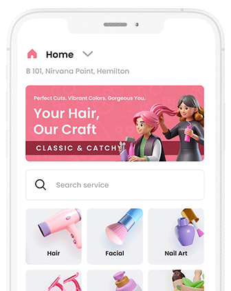 Makeover - Multi Salon Appointment Booking App, Spa Booking App at opus labworks