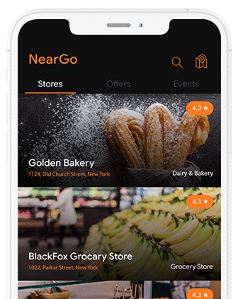 Neargo - Nearby Business & Event Listing, Place Finder, Directory App at opus labworks